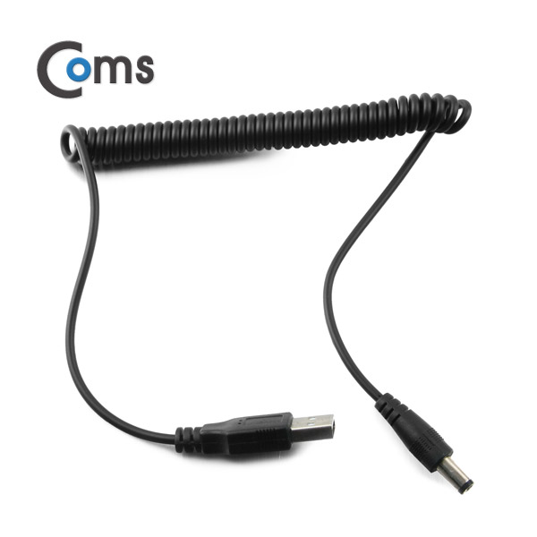 Coms USB 전원 케이블(스프링/DC 5.5 x 3.3)