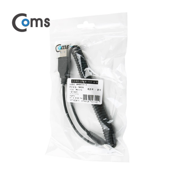 Coms USB 전원 케이블(스프링/DC 3.5 x 1.1)