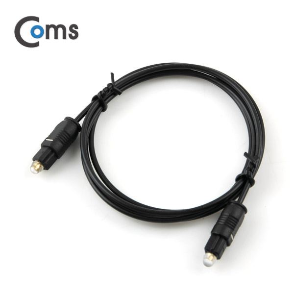 Coms 오디오광 Optical 케이블(2∮/각-각), 1M