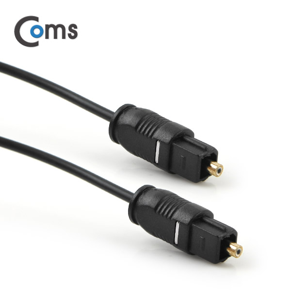 Coms 오디오광 Optical 케이블(2∮/각-각), 1M