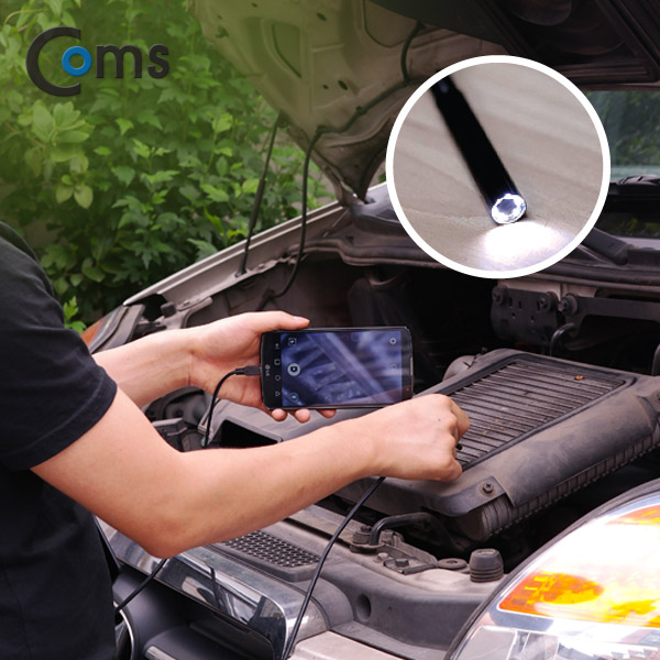 Coms 스마트폰 내시경 카메라, 탐지용(Micro 5P 일체형/고급형), 5M