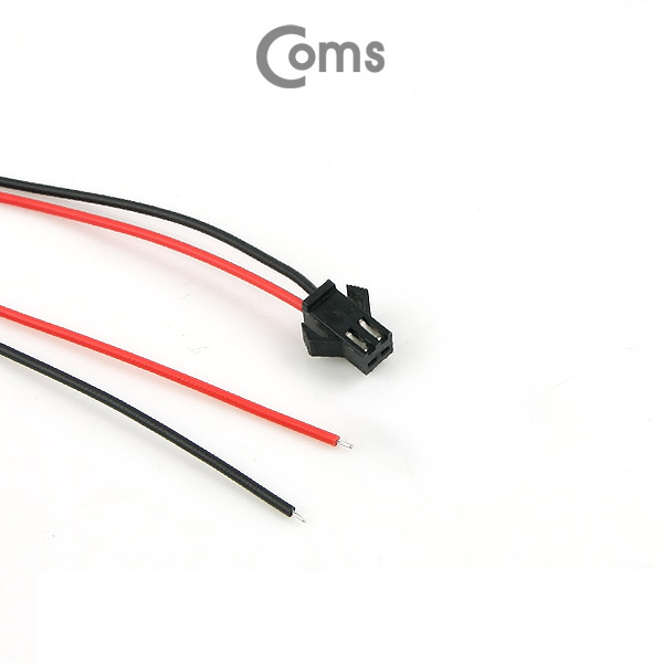 Coms 점퍼 / 점퍼선 케이블(2P) 연장 30cm, Red/Black