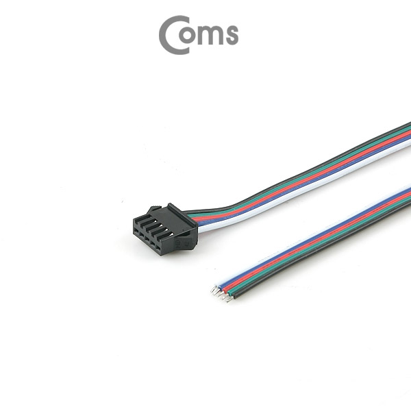 Coms 점퍼 / 점퍼선 케이블(5P) 연장 30cm, Red/Black/Green/Blue/White