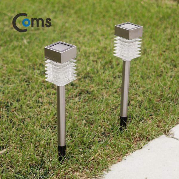 Coms 태양광 정원등/가든램프 (LED/White) LED 램프