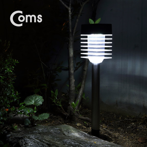 Coms 태양광 정원등/가든램프 (LED/White) LED 램프