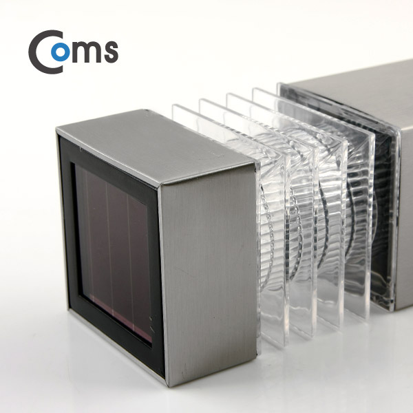 Coms 태양광 정원등/가든램프 (LED/White), Black / LED 램프