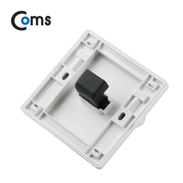 Coms HDMI 월 플레이트 (HDMI F/F) 1P, 꺾임형(꺽임)