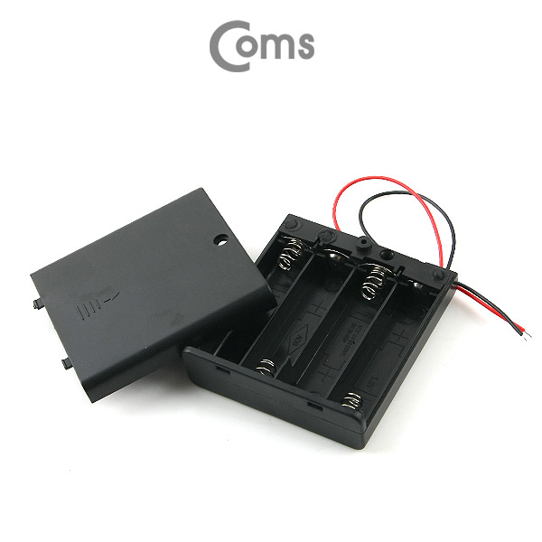 Coms 건전지 홀더 케이스, AAx4ea(2선전원)