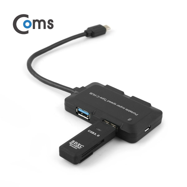 Coms USB 3.1 허브(Type C) USB 4Port