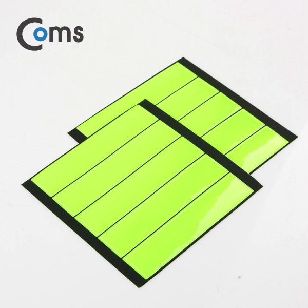 Coms 안전 스티커(형광 스티커)