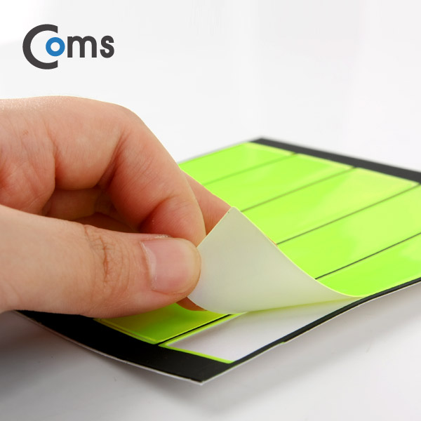 Coms 안전 스티커(형광 스티커)