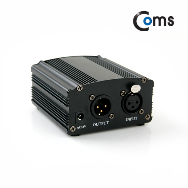 Coms 팬텀 파워, 마이크 증폭 / AC 18V 아답터 포함