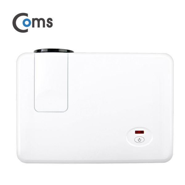 Coms 미니 빔프로젝터 800*480 / 800Lumens, HDMI/VGA/USB/AV/오디오 out 지원