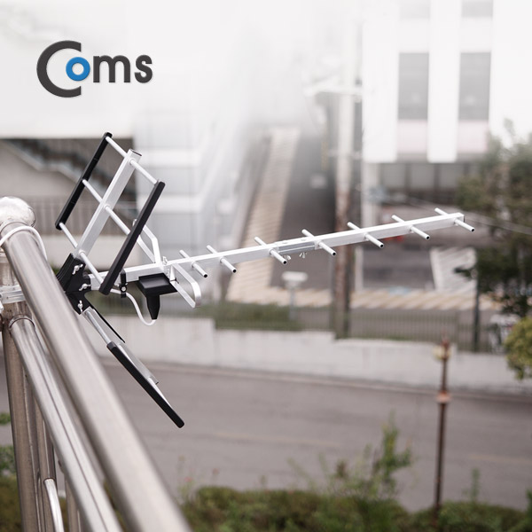 Coms 안테나 수신기 디지털 TV 실외용/안테나 케이블 미포함 (조립 필요)