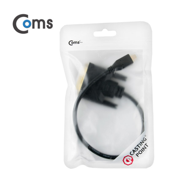 Coms Micro HDMI/DVI 케이블, 30cm