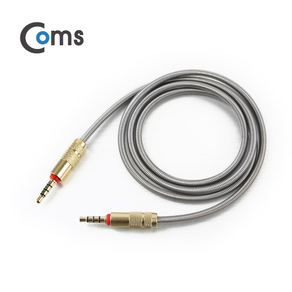 Coms 스테레오 케이블(4극), AUX, 스프링