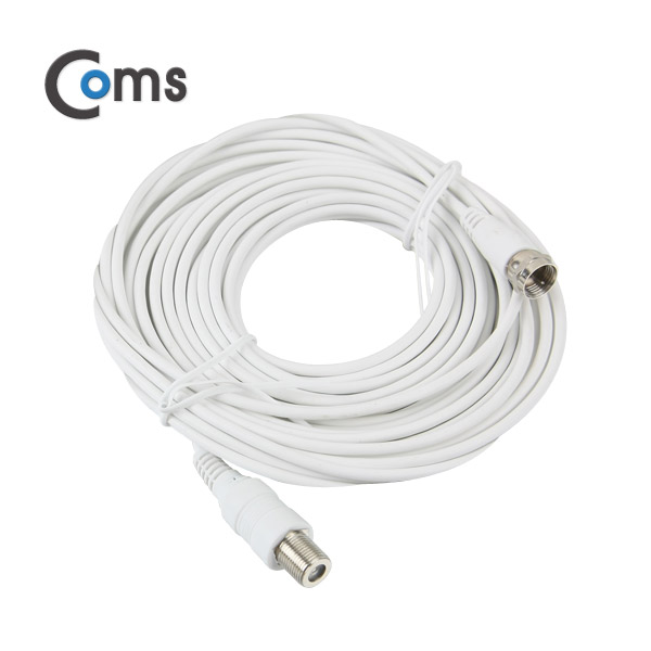 Coms 안테나 케이블(연장) 5M, 안테나 전용(2C2V) 흰색