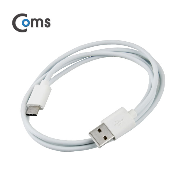 Coms USB 3.1 케이블 (Type C) 1M, White