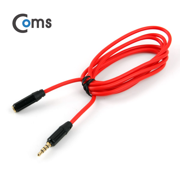 Coms 스테레오 케이블(4극) AUX, 연장 1M/Stereo