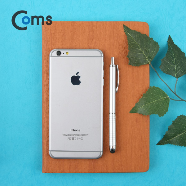 Coms 터치펜 정전식(볼펜 포함), Silver