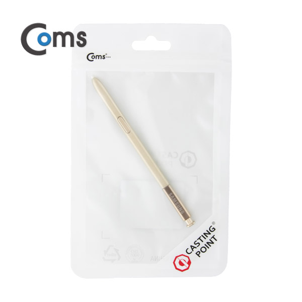 Coms 터치펜 정전식(갤노트5 전용), Gold
