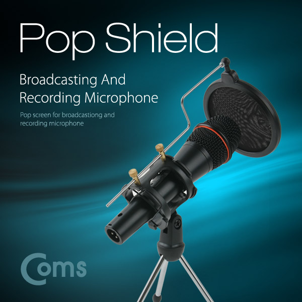 Coms 마이크 스탠드(2 in 1) Pop Screen/팝 스크린/Mic
