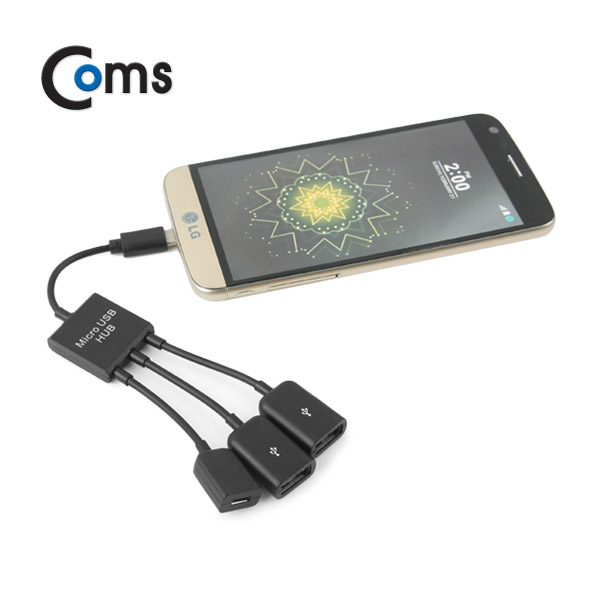 Coms USB 3.1 허브(Type C), USB 2P/Micro 1P