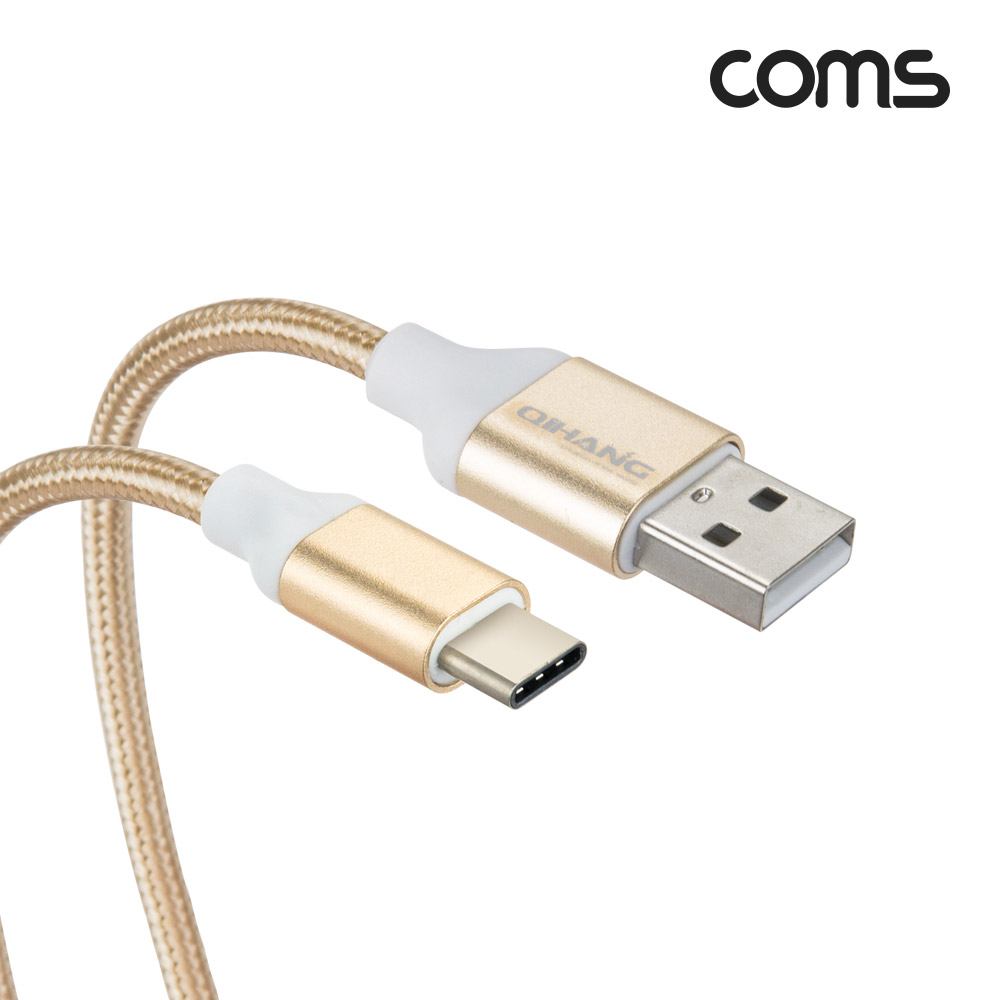 Coms 안드로이드 케이블 USB/Micro USB 5Pin, 3M, Gold