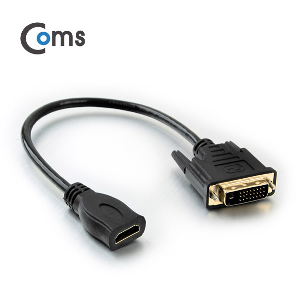 Coms HDMI 젠더(HDMI F/DVI M), 30cm