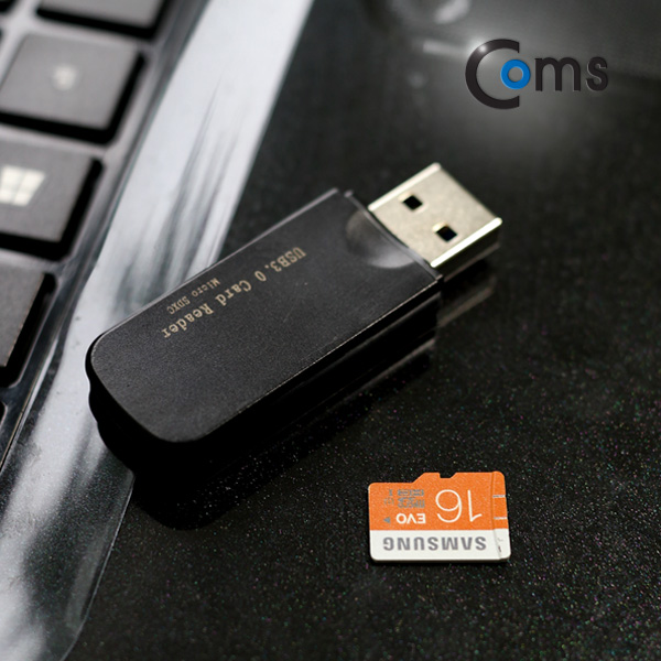 Coms 카드리더기(USB 3.0/스틱형) TF 전용/MicroSD