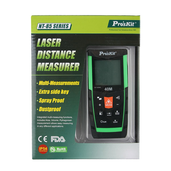 PROKIT (NT-8540) 레이저 거리 측정기, 40M