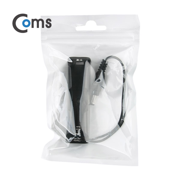 Coms 배터리 홀더(18650) 1구/DC 5.5(M) 15cm, Plug