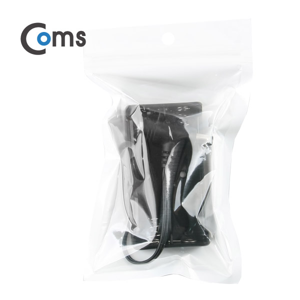 Coms 배터리 홀더(18650), 2구/DC 5.5(MF)/15cm, T형(Plug/Jack)