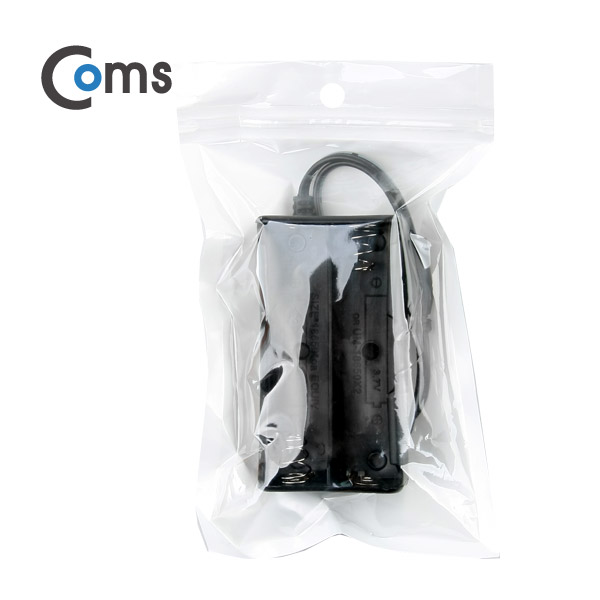 Coms 배터리 홀더(18650), 2구/DC 5.5(MF)/15cm, Y형(Plug/Jack)