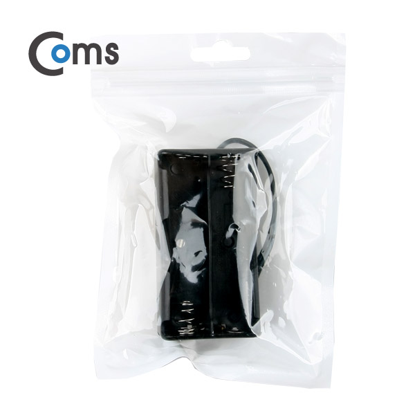 Coms 배터리 홀더(18650), 2구/DC 5.5(M)/15cm, Plug