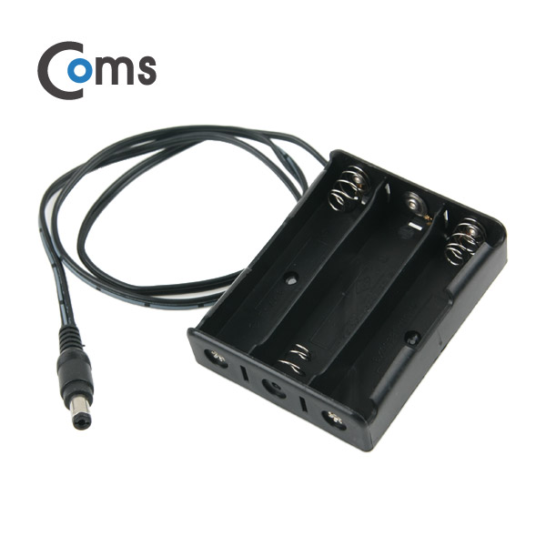 Coms 배터리 홀더(18650) 3구/DC 5.5(M) 60cm, Plug