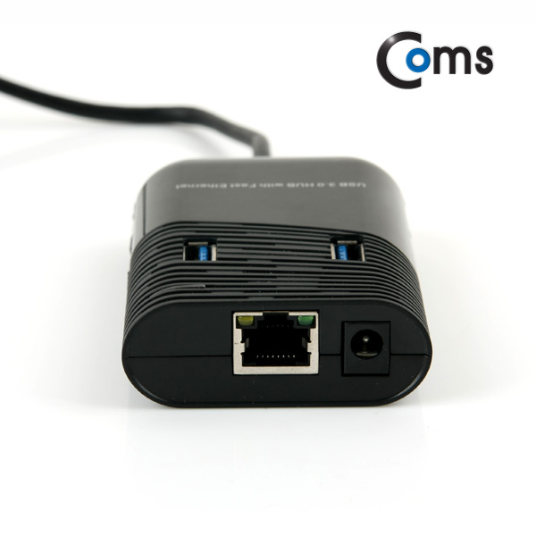 Coms USB 3.0 컨버터(RJ45) 10/100Mbps + USB 2.0 4P + USB 3.0 2P 지원