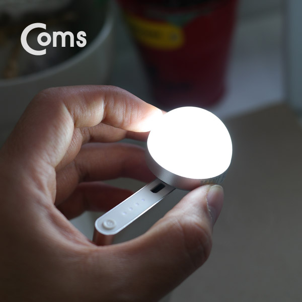 Coms USB LED 램프(전구형), short, 하단 USB