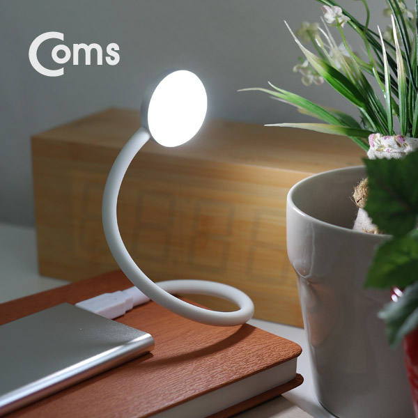 Coms USB LED 램프(전구형), 자바라 30cm
