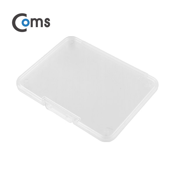Coms 다용도 메모리 카드 케이스(50x65mm) SD메모리 케이스/4mm(투명)