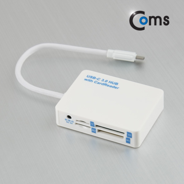 Coms USB 3.1 카드리더기(Type C), USB 2Port/MicroSD/SD/SD/MS