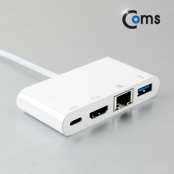 Coms USB 3.1 컨버터(Type C), HDMI & 기가비트랜