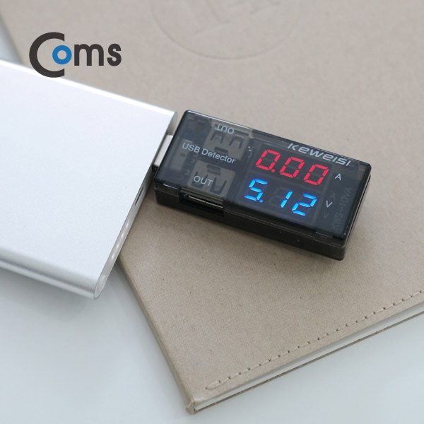 Coms USB 테스터기(전류/전압) 측정