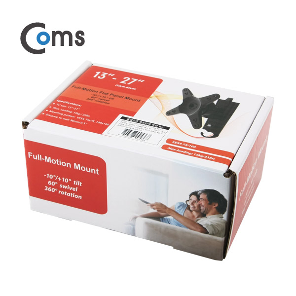 Coms LCD 모니터 거치대/33-69cm형/ 최대하중-15kg(회전)