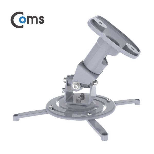 Coms 프로젝터 거치대 천장거치 / 최대하중-10kg / Black 컬러