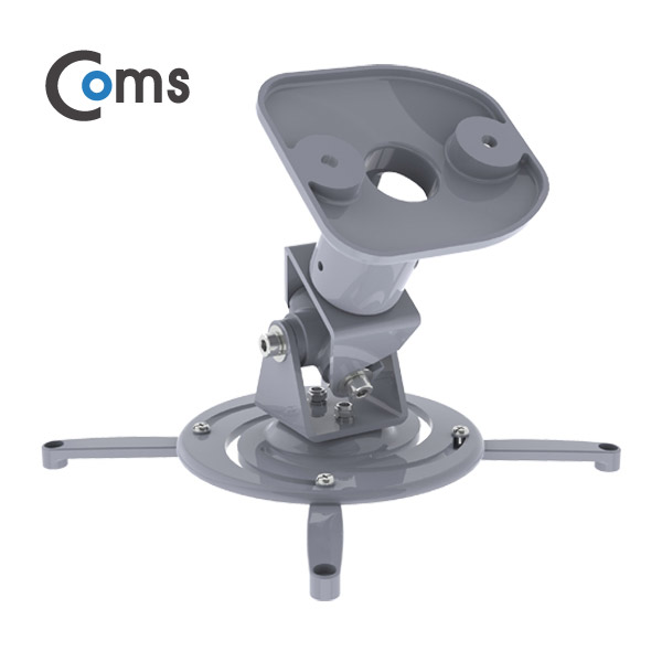 Coms 프로젝터 거치대 천장거치 / 최대하중-10kg / Black 컬러
