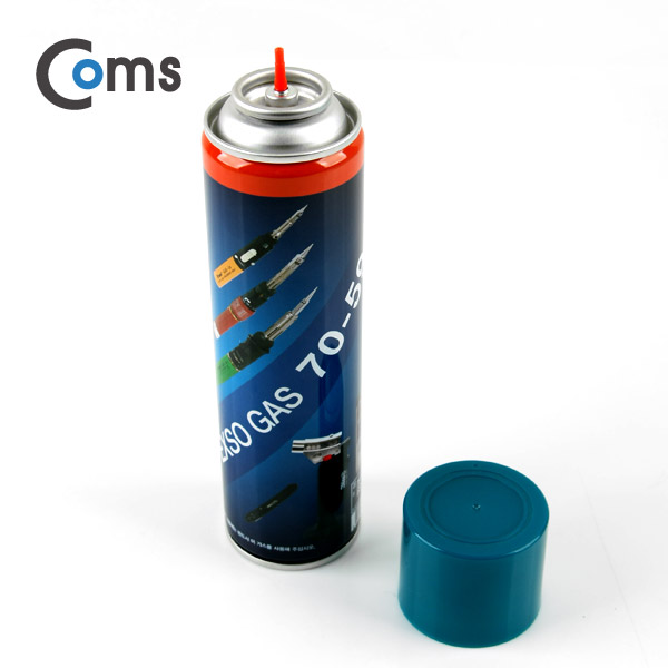 Coms 엑소 가스(GAS) 부탄가스 70-59 충전용 265cc / 인두기용/가스글루건