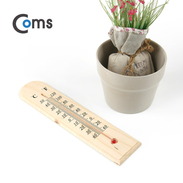 Coms 나무 온도계