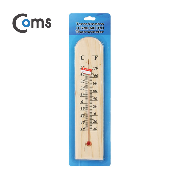 Coms 나무 온도계