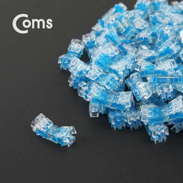Coms 접속 단자 (투명) 젤/비젤타입 (쌍2P 100EA)